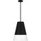Quoizel Peregrine Mid Pendant 1 Light Brushed Black PRG1514BBK - alternate 3